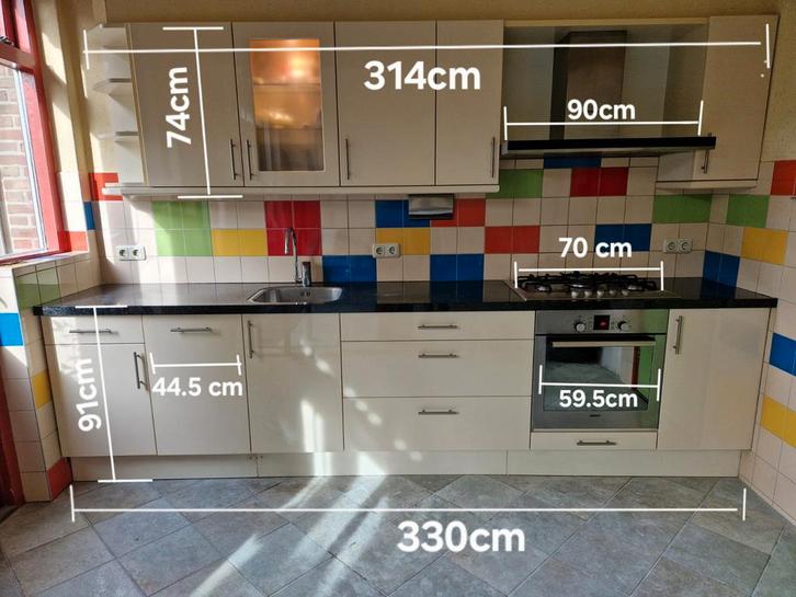 Grando keuken, Huis en Inrichting, Keuken | Complete keukens, Gebruikt, Enkelwandige keuken, Ophalen of Verzenden