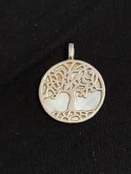 Levensboom hanger 925 sterling zilver gratis verzenden, Verzenden, Zo goed als nieuw, Bloem of Plant, Met parel