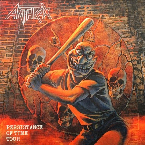 Anthrax - Tour 1991 lp Nuclear Assault S.O.D. Whiplash M.O.D, Cd's en Dvd's, Vinyl | Hardrock en Metal, Zo goed als nieuw, Verzenden