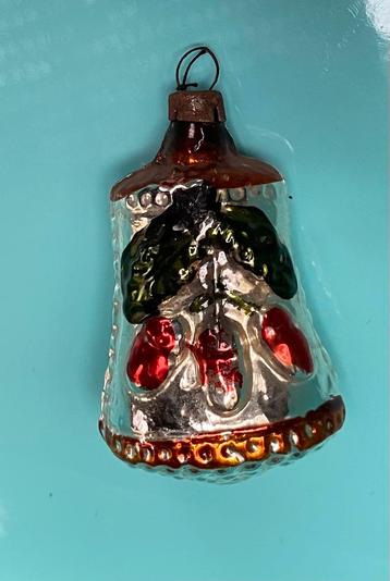 Vintage oude antieke kerstbal figuur kerst klokje beschikbaar voor biedingen
