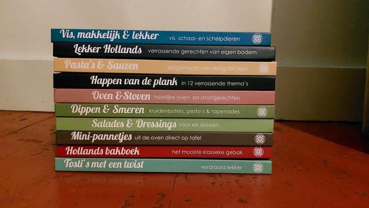 Set kookboeken 10x serie, Boeken, Kookboeken, Zo goed als nieuw, Ophalen of Verzenden