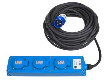 ProPlus CEE 3-weg USB stekkerdoos + aardlekschakelaar  beschikbaar voor biedingen