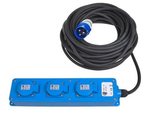 ProPlus CEE 3-weg USB stekkerdoos + aardlekschakelaar, Caravans en Kamperen, Kampeeraccessoires, Zo goed als nieuw, Ophalen