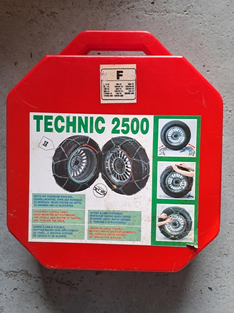 Technic 2500 Sneeuwkettingen, Ophalen, Gebruikt