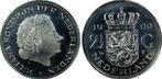Nederland. Juliana. 2 1/2 Gulden 1969 vis Proof, Postzegels en Munten, Munten | Nederland, Ophalen of Verzenden, Koningin Juliana