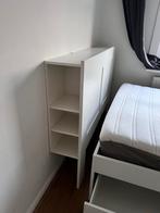 Wit ikea bed met opbergruimte, Huis en Inrichting, Slaapkamer | Bedden, Ophalen, Wit, Tweepersoons, 140 cm