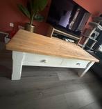 Mooie houten salontafel met lades, Huis en Inrichting, Tafels | Salontafels, Ophalen, Gebruikt, 100 tot 150 cm, 50 tot 100 cm