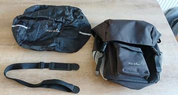 Fastrider enkele fietstas tas + nieuwe regenhoes / draagband beschikbaar voor biedingen