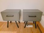 Leuke grijze nachtkastjes, Huis en Inrichting, Ophalen, Minder dan 45 cm, Minder dan 55 cm