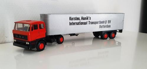 Lion Car Daf 2800 Kersten Hunik's Rotterdam 1:50 eurotrailer, Hobby en Vrije tijd, Modelauto's | 1:50, Zo goed als nieuw, Bus of Vrachtwagen
