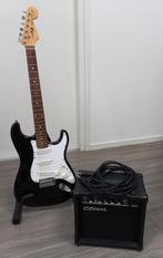 Elektrische gitaar en versterker, Muziek en Instrumenten, Snaarinstrumenten | Gitaren | Elektrisch, Ophalen, Fender, Met versterker
