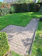 Straatstenen ongeveer 15m2, Tuin en Terras, Ophalen, Gebruikt, Klinkers, 10 m² of meer