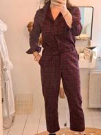 Lily white jumpsuit bordeaux ruit maat 36, Ophalen of Verzenden, Zo goed als nieuw, Maat 36 (S), Rood