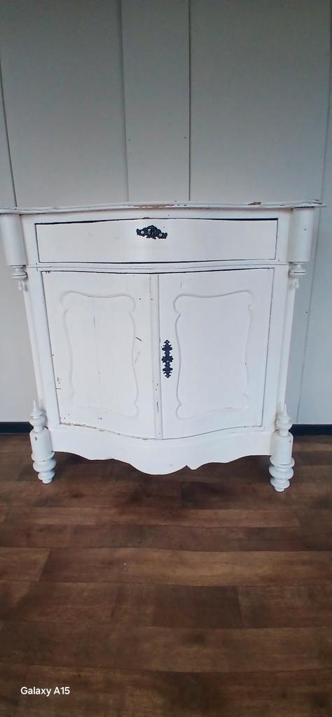 Brocante Kastje met Leuke Details, Huis en Inrichting, Kasten | Dressoirs, Gebruikt, 50 tot 100 cm, 25 tot 50 cm, Met lade(s)