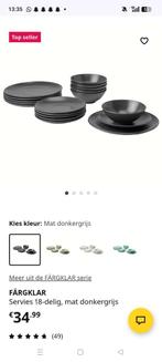 IKEA hoog kwalitatieve servies set, Ophalen of Verzenden, Nieuw