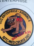 Embleem van Carrier USS Enterprise CVN-65, Verzamelen, Militaria | Algemeen, Embleem of Badge, Amerika, Marine, Verzenden