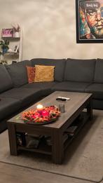 Salontafel Grijs met Bergruimte, Ophalen, Gebruikt, 100 tot 150 cm, Minder dan 50 cm