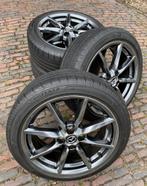 Mooie 17” Mazda MX5 ND gunmetal velgen + Bridgestone banden