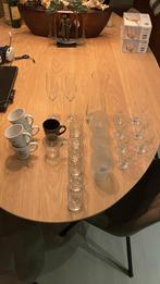 Glazen Set: Koffie, Longdrink, Sap, Ice Tea, Champagne + Kar, Huis en Inrichting, Keuken | Servies, Ophalen, Glas of Glazen, Gebruikt