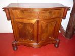 Antieke mahonie biedermeier penantkast / dienstbodekast, Antiek en Kunst, Antiek | Meubels | Kasten, Ophalen