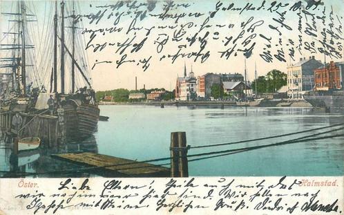 (379-146-043) Halmstad, Verzamelen, Ansichtkaarten | Buitenland, Overig Europa, Verzenden