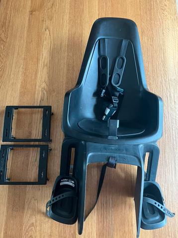 Bobike One Maxi fietstoeltje - 2 adapters - zwart beschikbaar voor biedingen
