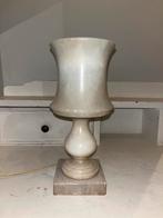 Te koop: beige antiek marmeren tafellamp, Huis en Inrichting, Ophalen, Gebruikt