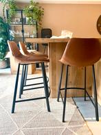 Massief eikenhouten bar voor kookeiland 100x106,5 cm, Huis en Inrichting, Ophalen of Verzenden, Zo goed als nieuw