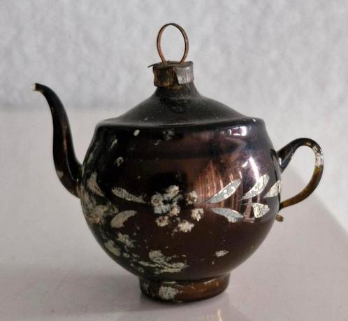 Oude Kerstbal Theepot, Diversen, Kerst, Ophalen of Verzenden