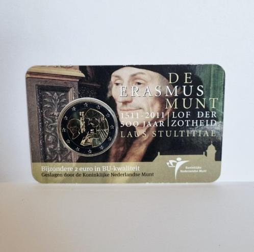 2 Euro Coincard 2011 - Erasmus, Postzegels en Munten, Munten | Nederland, Euro's, Ophalen of Verzenden
