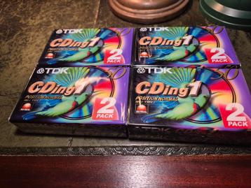 8 TDK CDing1 50 Cassettebandjes (4x 2-pack) beschikbaar voor biedingen
