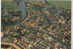 Weesp in vogelvlucht Luchtfoto 1974, Verzamelen, Ansichtkaarten | Nederland, Verzenden, 1960 tot 1980, Ongelopen, Noord-Holland