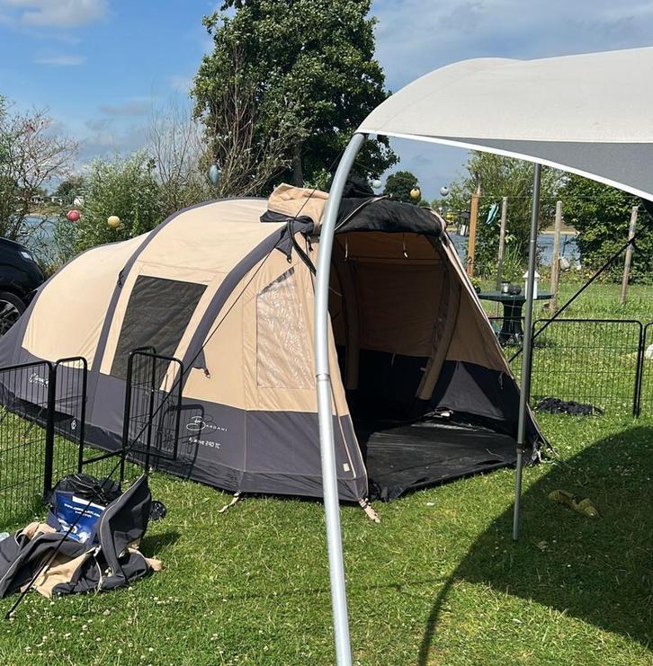 Bardani airwave 240 tc opblaas tent, Caravans en Kamperen, Tenten, tot en met 3, Gebruikt, Ophalen