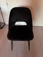 Zwarte eetkamerstoelen 5x, Ophalen, Zwart, Zo goed als nieuw, Metaal