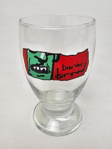 # Herman Brood Bierglas. Bier van brood glas beschikbaar voor biedingen
