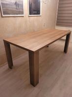 Houten eettafel, Huis en Inrichting, Tafels | Eettafels, Ophalen, Landelijk modern, 50 tot 100 cm, Zo goed als nieuw
