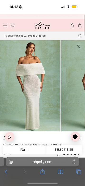 White long dress beschikbaar voor biedingen