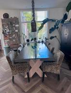 Eettafel 2400x1050, Huis en Inrichting, Tafels | Eettafels, Ophalen, 100 tot 150 cm, Eikenhout, 200 cm of meer