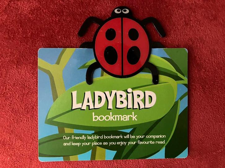 Boekenlegger kinderen lieveheersbeestje, Verzamelen, Boekenleggers, Nieuw, Dier, Ophalen of Verzenden