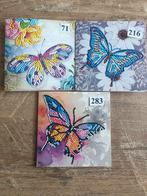 Daimond painting kaarten vlinders, Hobby en Vrije tijd, Kaarten | Zelfgemaakt, Nieuw, Ophalen of Verzenden