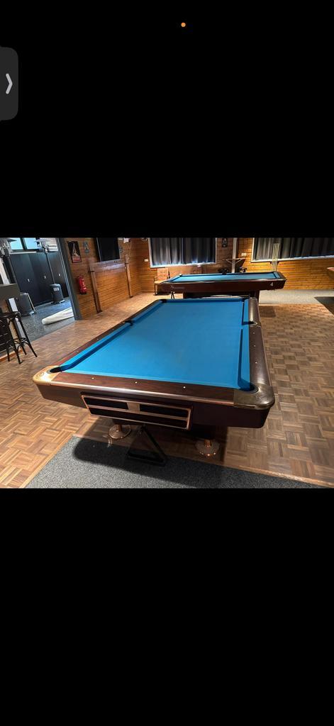 Pooltafel compleet met diamond poolballs, Sport en Fitness, Biljarten en Poolen, Zo goed als nieuw, Pooltafel, Ophalen