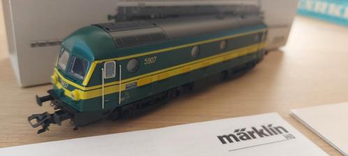 Märklin SNCB br 5907 dieselloc MFX/S artnr 37271 in ovp, Hobby en Vrije tijd, Modeltreinen | H0, Zo goed als nieuw, Locomotief
