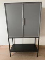 Metalen IKEA Kast, Grijs (Tullstorp), Huis en Inrichting, Kasten | Wandmeubels, Ophalen, Zo goed als nieuw, Minder dan 150 cm