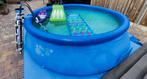 Intex 457 x 107, rond, incl pomp, trapje, matten, enz.enz., Ophalen, Gebruikt, Intex@intex.com, Opblaaszwembad