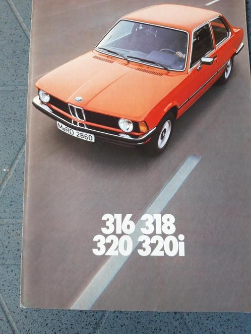 folder BMW 3-serie 1976 : 316 - 318 - 320 - 320i - NL 2/76, Boeken, Auto's | Folders en Tijdschriften, Zo goed als nieuw, BMW