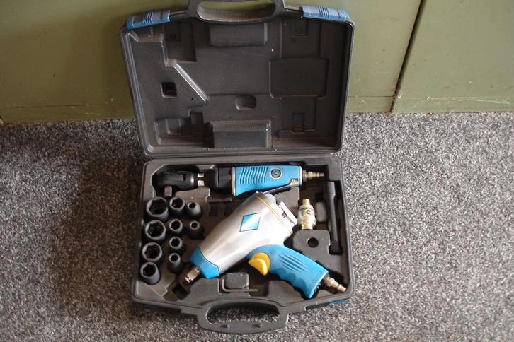 Airpress slagmoersleutel + ratel 1/2, Auto diversen, Autogereedschap, Nieuw, Ophalen of Verzenden