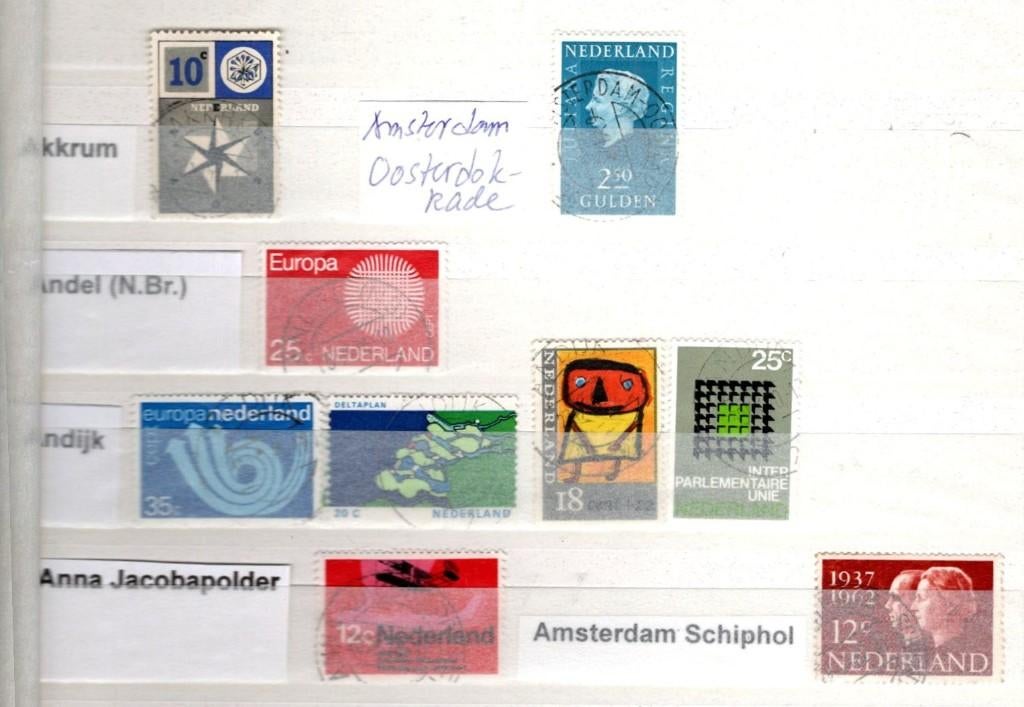 Stempels wo Anna Jacobapolder Andijk Oosterdokkade (03), Verzenden, T/m 1940, Gestempeld