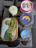 5 bewaar koek blikken vintage antiek, Ophalen of Verzenden, Gebruikt, Overige, Overige merken