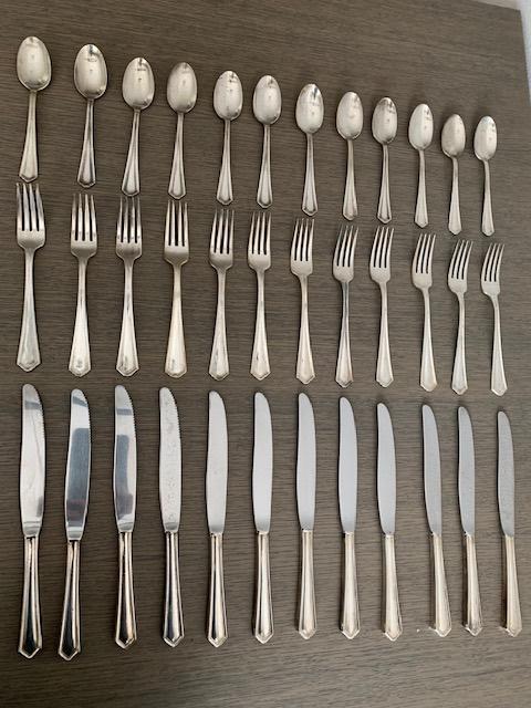 Verzilverd bestek Victor S. Company, Antiek en Kunst, Ophalen of Verzenden