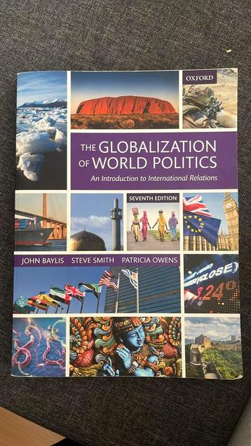 The Globalization of World Politics ( An Introduction to Int beschikbaar voor biedingen